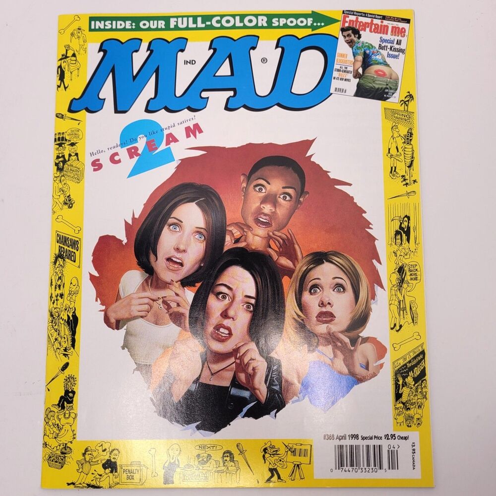 Vintage 1998 MAD Magazine #368 Scream 2